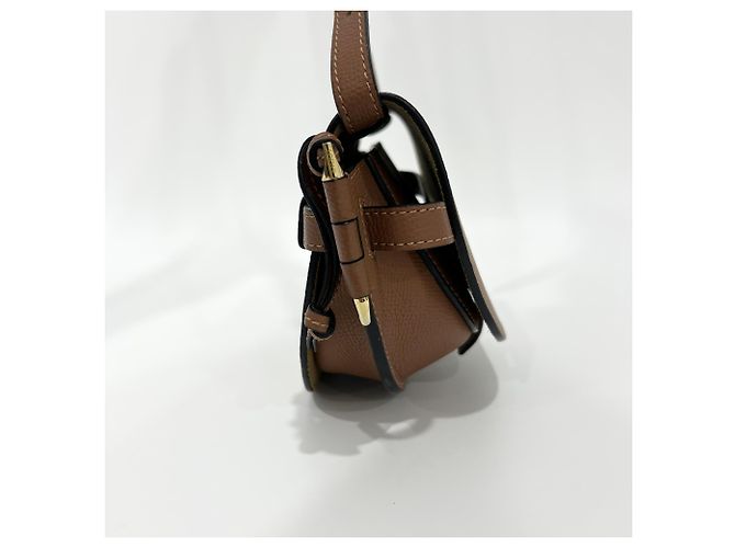 Cinto Loewe Gate Belt Leather Mini Marrom - vista 3