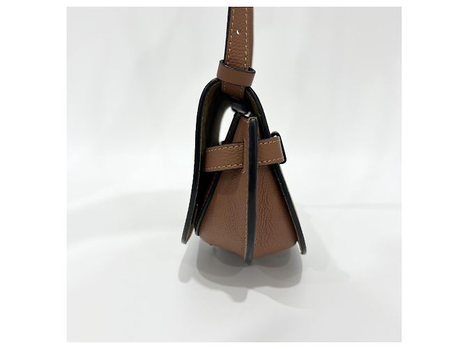 Cinto Loewe Gate Belt Leather Mini Marrom - vista 4