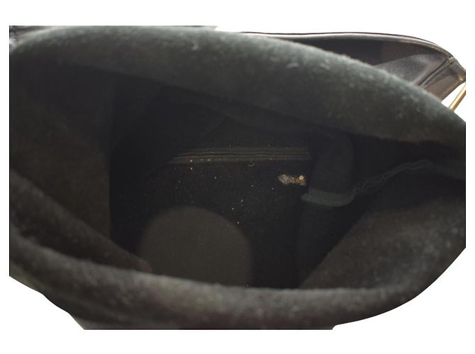 Marni Borsa Hobo Pelle Martellata Nera Nero - vista 15