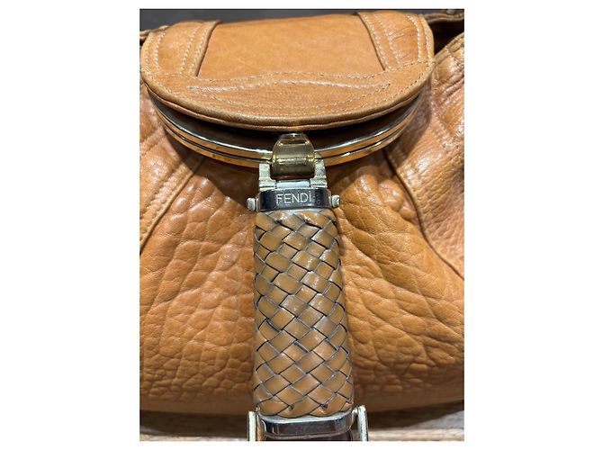 Borsa Fendi Spy in pelle marrone - vista 12