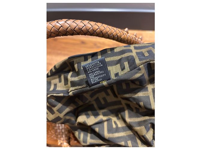Borsa Fendi Spy in pelle marrone - vista 5