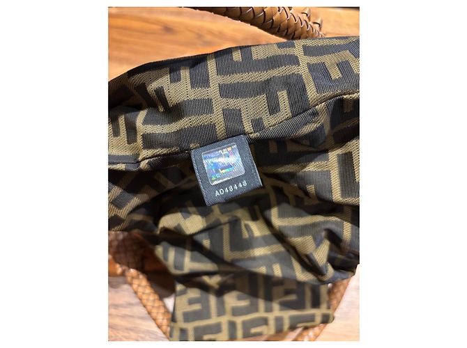 Borsa Fendi Spy in pelle marrone - vista 6