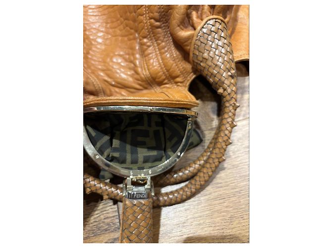 Borsa Fendi Spy in pelle marrone - vista 7