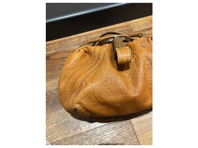 Borsa Fendi Spy in pelle marrone - vista 9
