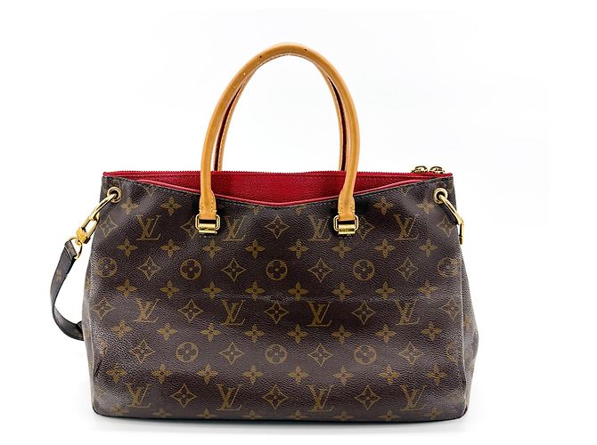 Louis Vuitton Pallas Monogram Canvas with Leather MM Marrom - vista 2