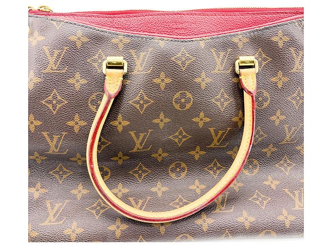 Louis Vuitton Pallas Monogram Canvas with Leather MM Marrom - vista 7