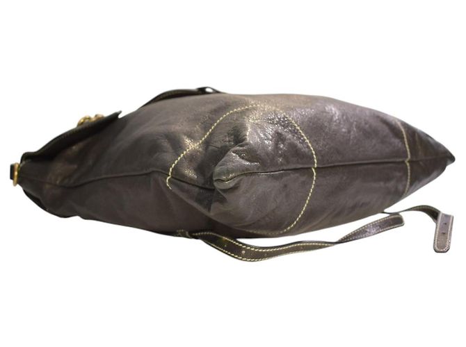 Miu Miu Bolso Tote Mochila Convertible de Piel Glaseada Negra Negro - vista 12