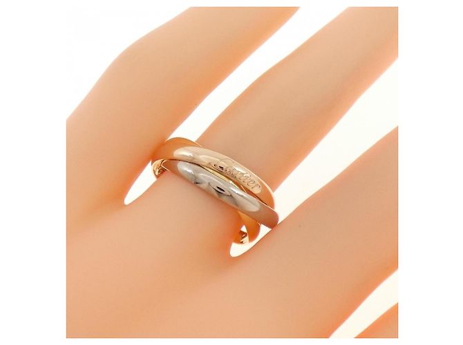 Anello Cartier Trinity in oro rosa bianco e giallo 18K - vista 5