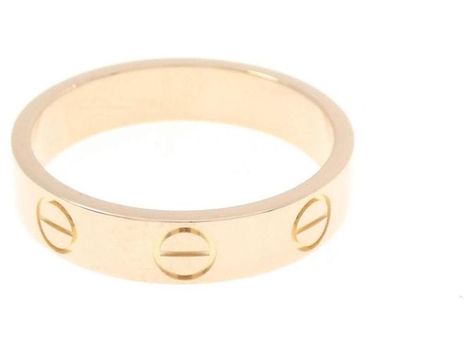 Anello Mini Love Cartier in oro rosa 18K - vista 2