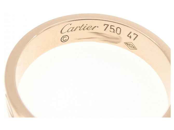 Anello Mini Love Cartier in oro rosa 18K - vista 3
