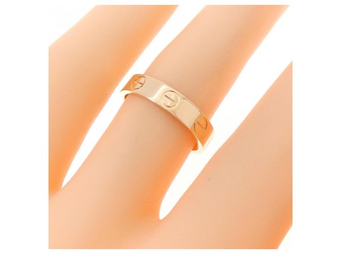 Anello Mini Love Cartier in oro rosa 18K - vista 4
