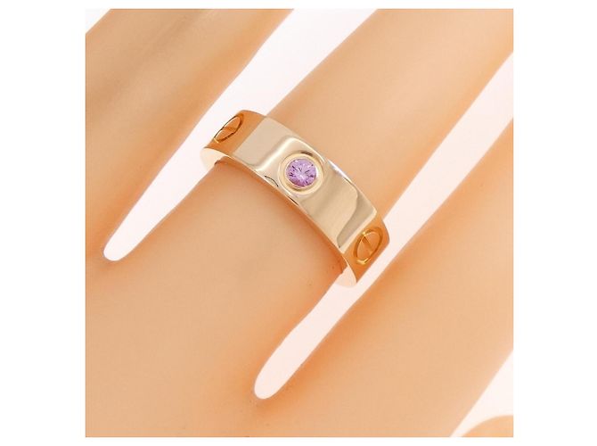 Cartier Love 1P Band Ring Ring Golden - Ansicht 4
