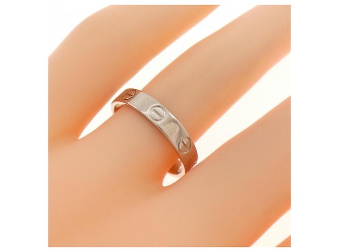 Anello Cartier Mini Love in oro bianco 18K D'oro - vista 4