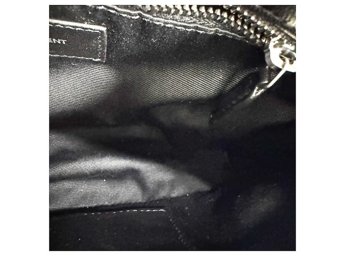 Autre Marque Saint Laurent Loulou Puffer Quilted Leather Small Nero - vista 5