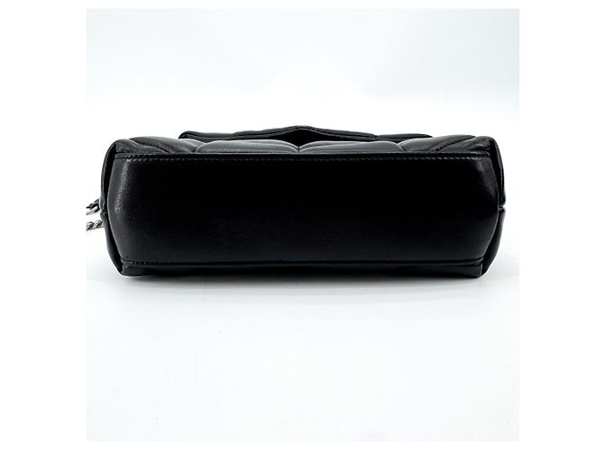 Autre Marque Saint Laurent Loulou Puffer Quilted Leather Small Nero - vista 7