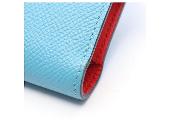 Hermès Hermes Kelly Wallet Medium Verso in Blue - view 10