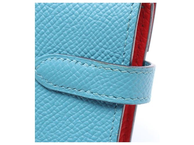 Hermès Hermes Kelly Wallet Medium Verso in Blue - view 11