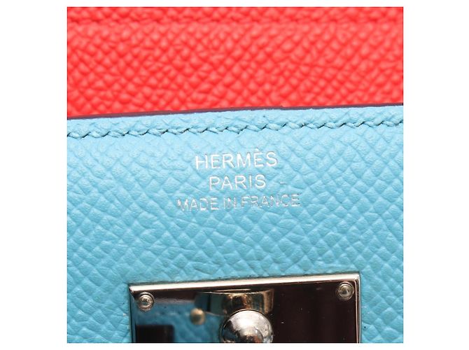 Hermès Hermes Kelly Wallet Medium Verso in Blue - view 4