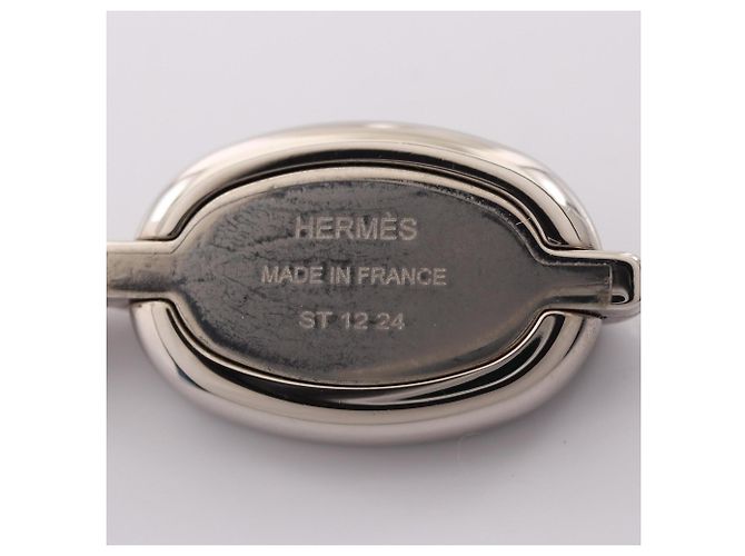 Hermès Collana Hermes Chaine d'Ancre Mini Maillon PM Nero Argento - vista 5