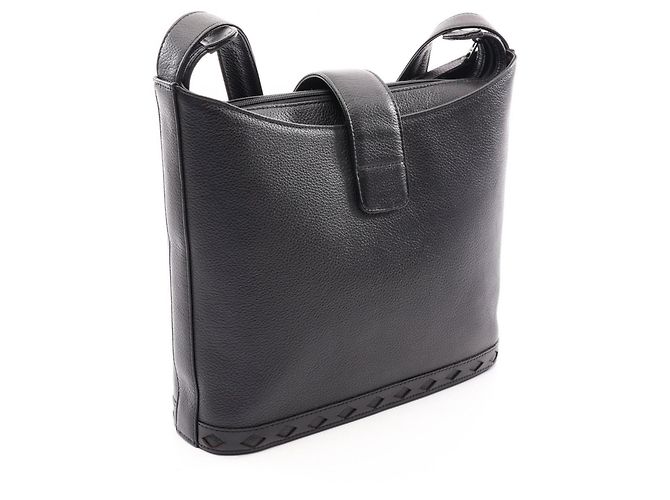 Borsa a tracolla in pelle nera Yves Saint Laurent Nero - vista 2