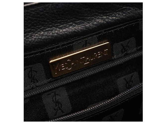 Borsa a tracolla in pelle nera Yves Saint Laurent Nero - vista 4