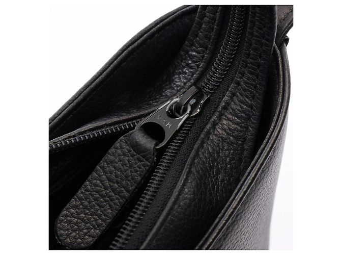 Borsa a tracolla in pelle nera Yves Saint Laurent Nero - vista 5