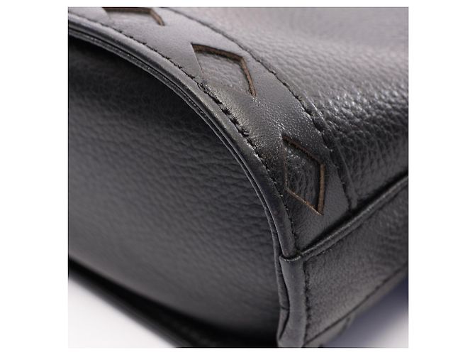 Borsa a tracolla in pelle nera Yves Saint Laurent Nero - vista 6