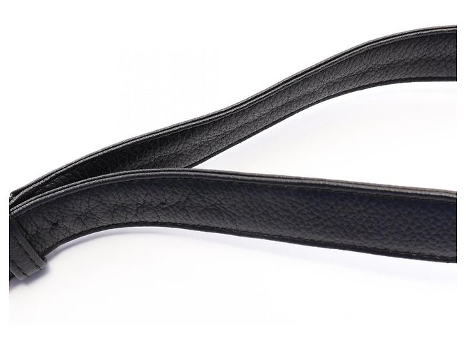 Borsa a tracolla in pelle nera Yves Saint Laurent Nero - vista 8