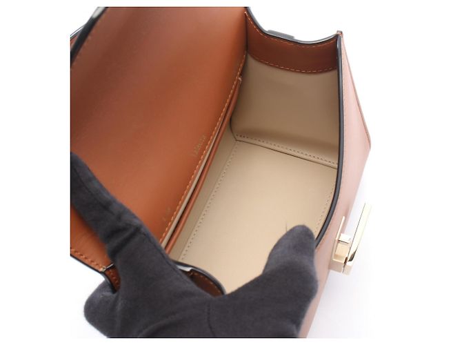 Borsa 2-Way Valextra Iside Mini Jewel Marrone - vista 3