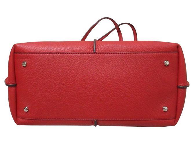 Tod's Joy Leder Tote/Schultertasche Rot - Ansicht 3