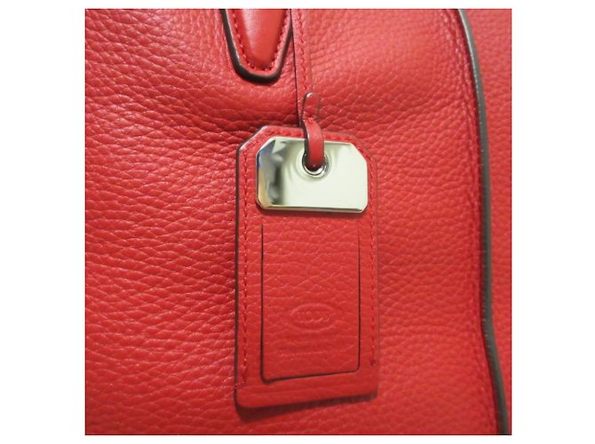 Tod's Joy Leder Tote/Schultertasche Rot - Ansicht 7