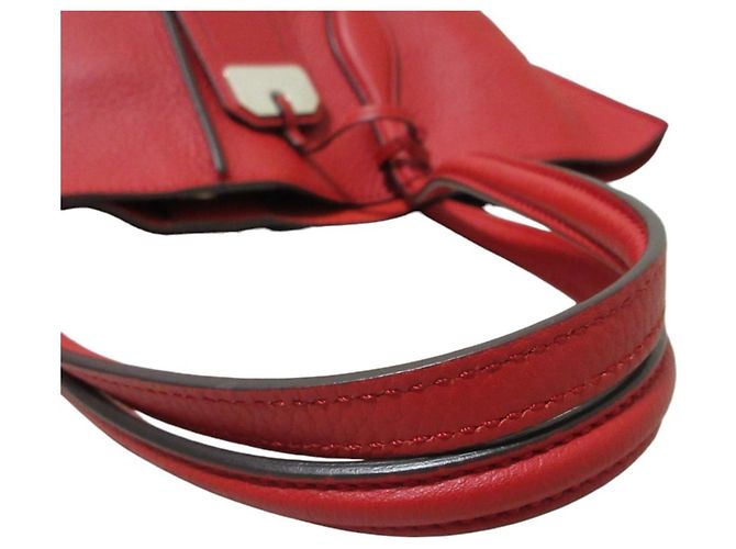 Tod's Joy Leder Tote/Schultertasche Rot - Ansicht 9