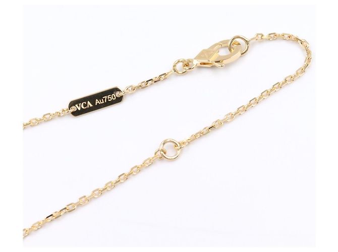 Collana Van Cleef & Arpels Vintage Alhambra Diamanti D'oro - vista 3