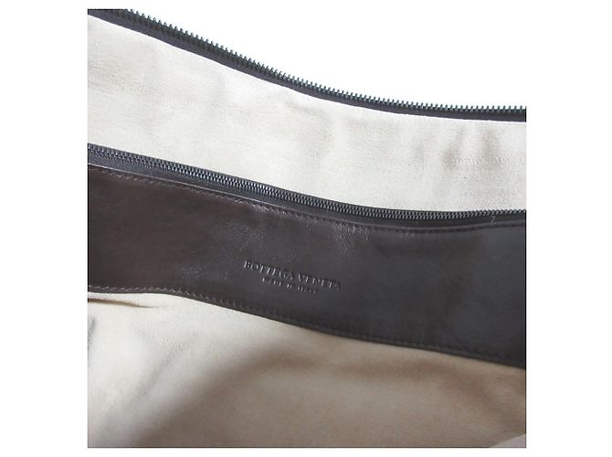 Borsetta Bottega Veneta Intrecciato Marrone - vista 11