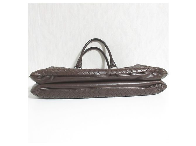 Borsetta Bottega Veneta Intrecciato Marrone - vista 5