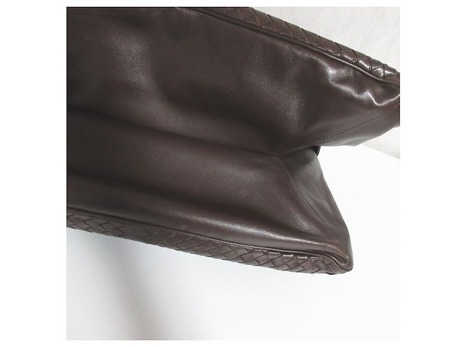 Borsetta Bottega Veneta Intrecciato Marrone - vista 6