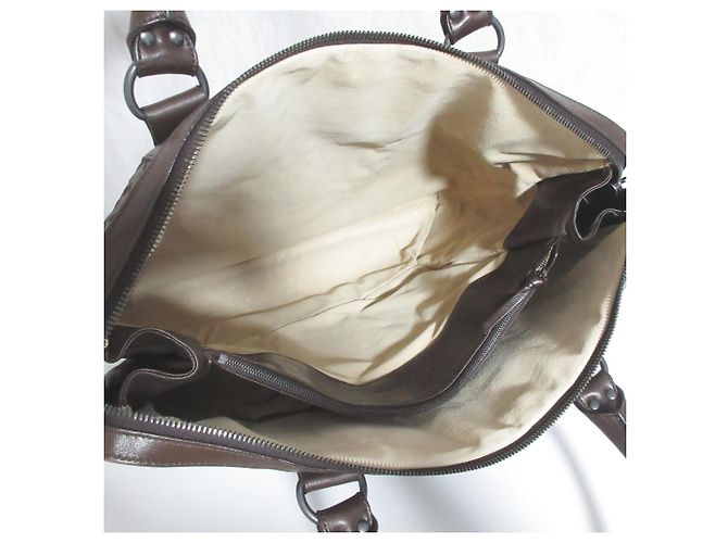 Borsetta Bottega Veneta Intrecciato Marrone - vista 8