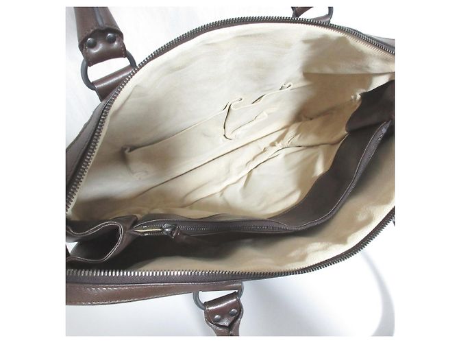 Borsetta Bottega Veneta Intrecciato Marrone - vista 9