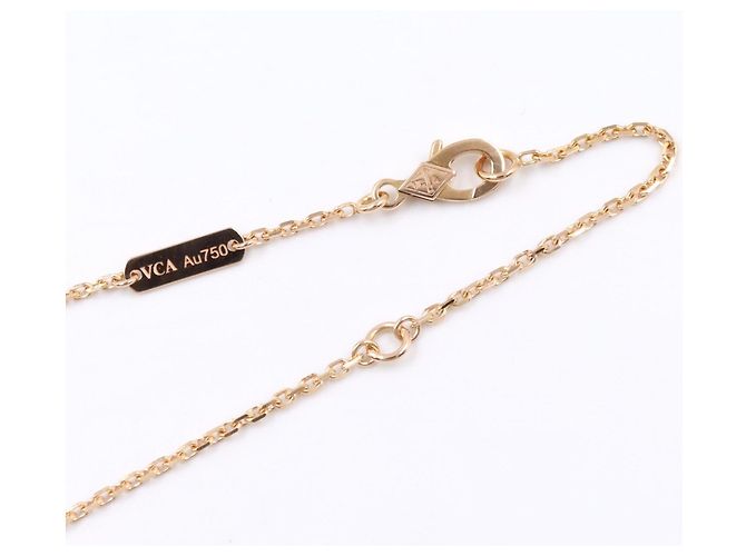 Van Cleef & Arpels Vintage Alhambra Halskette Schwarz Golden - Ansicht 3