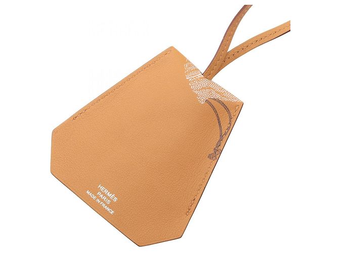 Hermès Hermes HERMES Collana Portachiavi Clochette In & Out Marrone Multicolore - vista 2