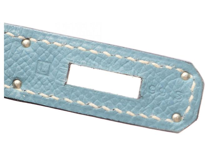 Hermès Hermes Kelly 28 Blue Jean Borsa a mano 2-Way - vista 5