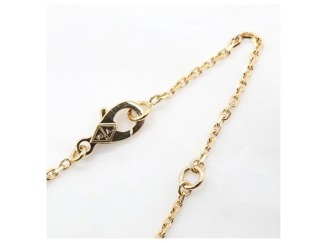 Van Cleef & Arpels Vintage Alhambra Onyx Halskette Schwarz Golden - Ansicht 4