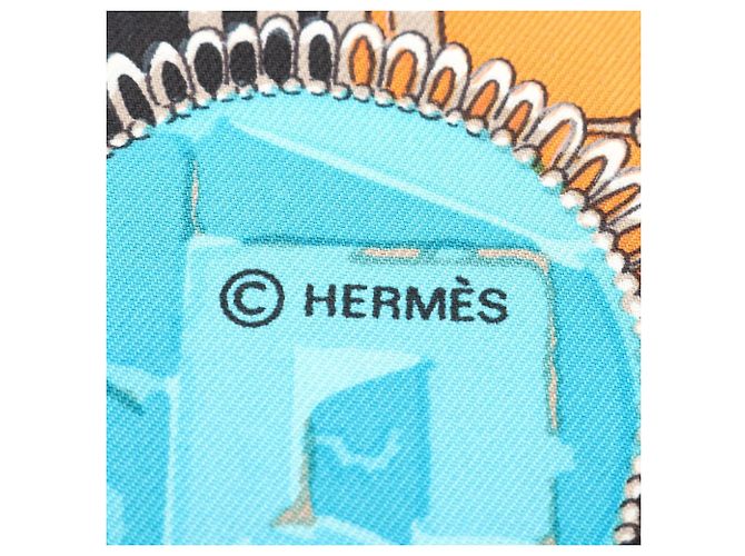 Hermès Hermes Carre 90 Mexico Schal Schwarz Mehrfarben - Ansicht 2