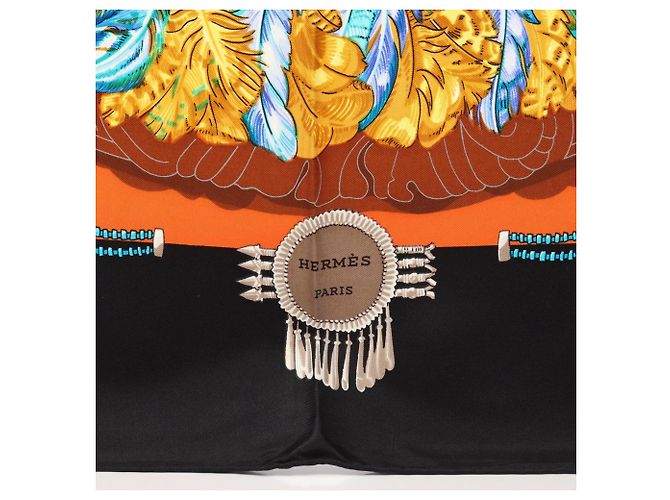 Hermès Hermes Carre 90 Mexico Schal Schwarz Mehrfarben - Ansicht 5