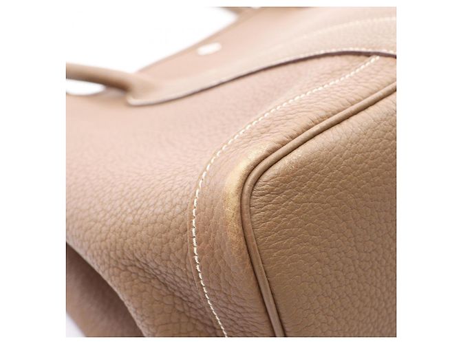 Hermès Borsa Tote Hermes Garden Party PM Marrone - vista 6