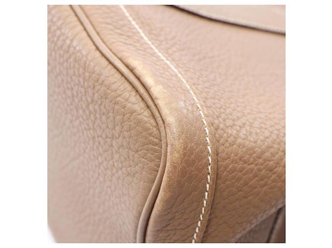 Hermès Borsa Tote Hermes Garden Party PM Marrone - vista 7