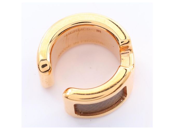 Ring Hermès Anello per foulard Hermes Olympe PM Marrone D'oro - vista 4