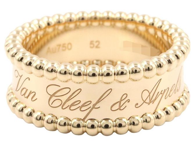 Anello Perlée Signature Van Cleef & Arpels D'oro - vista 2