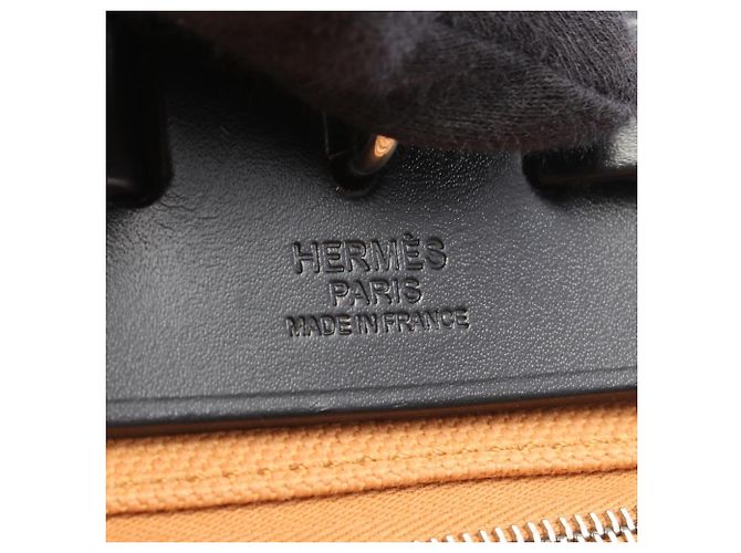 Hermès Bolso Hermes Herbag Zip PM Castaño Negro - vista 4