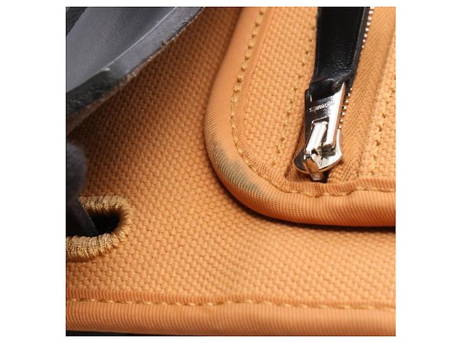 Hermès Bolso Hermes Herbag Zip PM Castaño Negro - vista 8